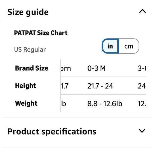 New PatPat Blue Monster Hoodie for Babies warm jacket size 0-3 months - Picture 10 of 13